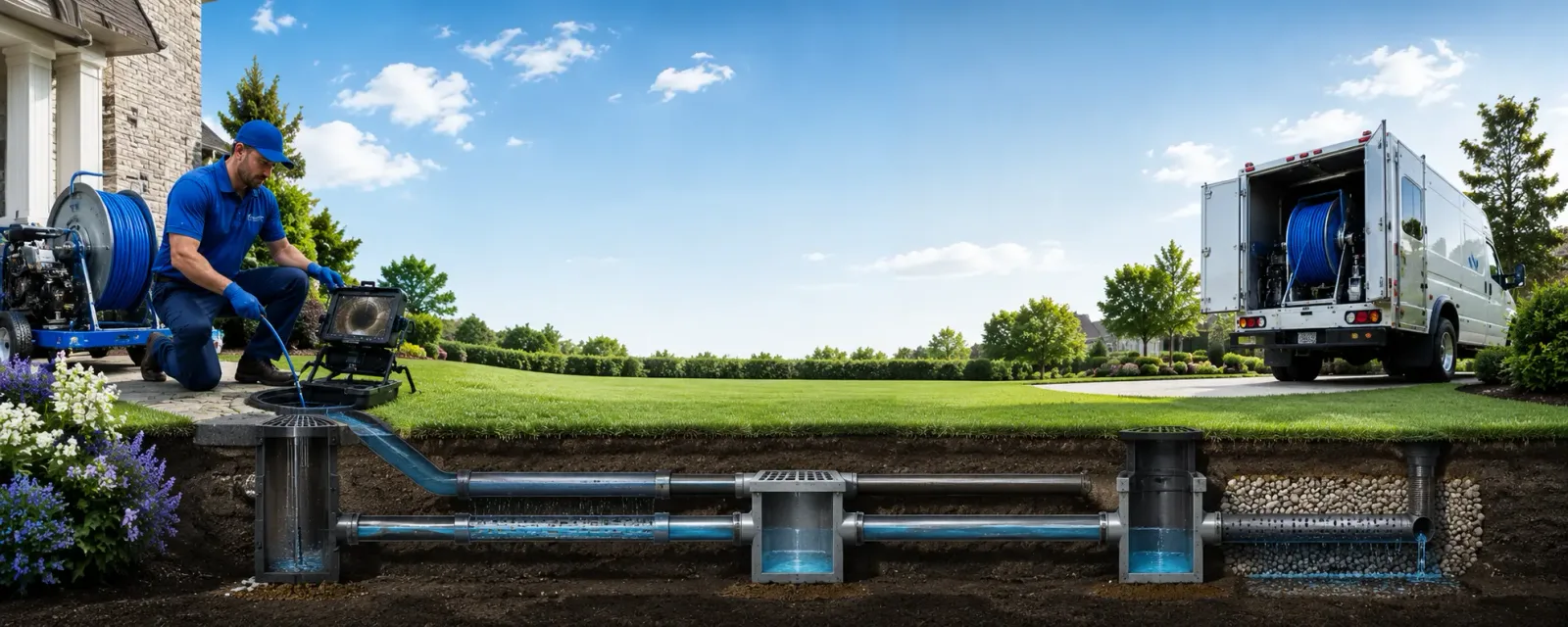 Outdoor drain cleaning information for Lexington, OR